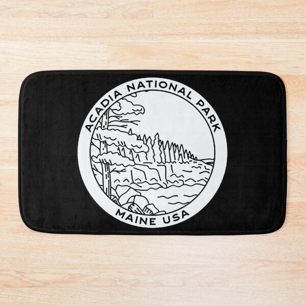 Item preview, Acadia National Park Monoline designed and sold by JordanHolmes.