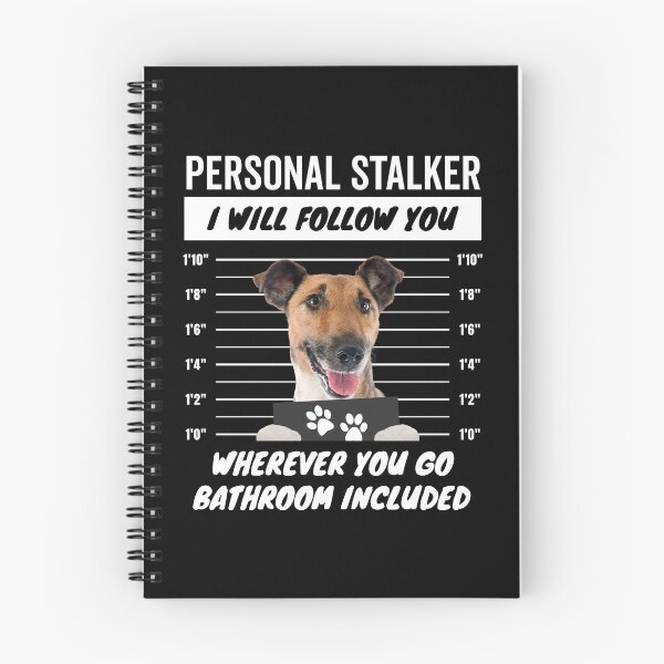 Item preview, Personal Stalker Dog – Smooth Fox Terrier designed and sold by More Cute Dogs.