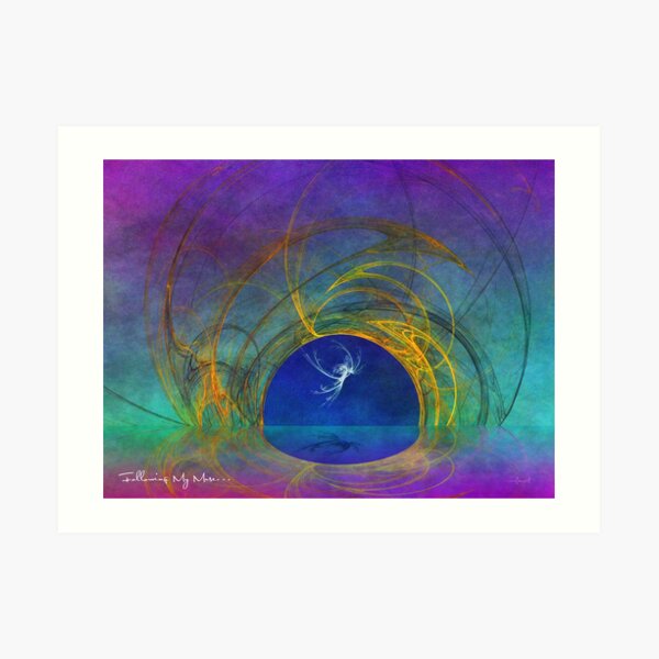 Following My Muse Art Print