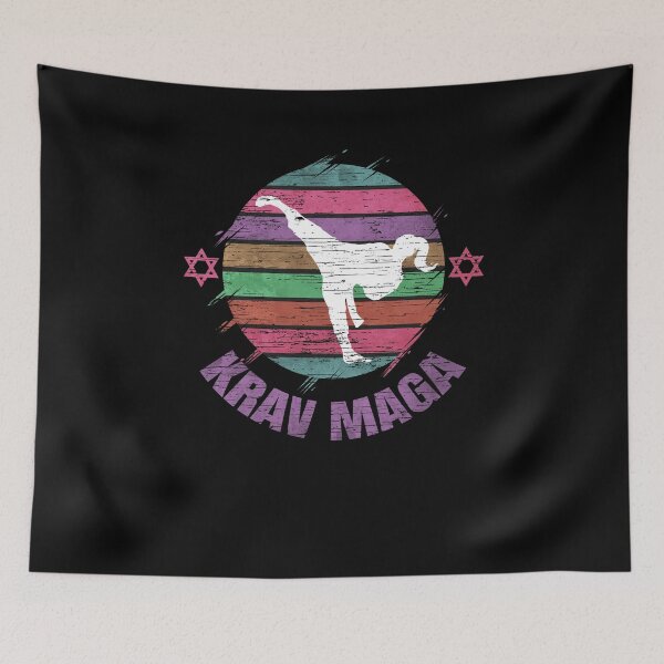 Item preview, Krav Maga Martial Arts Fighter - Retro Vintage designed and sold by Pizzaboy777.