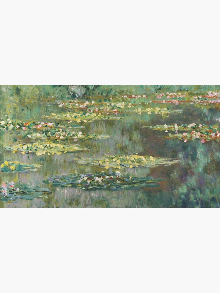 Aperçu 7 sur 7. Casquette avec l'œuvre Le bassin aux nénuphars de Claude Monet créée et vendue par VintageArchive.