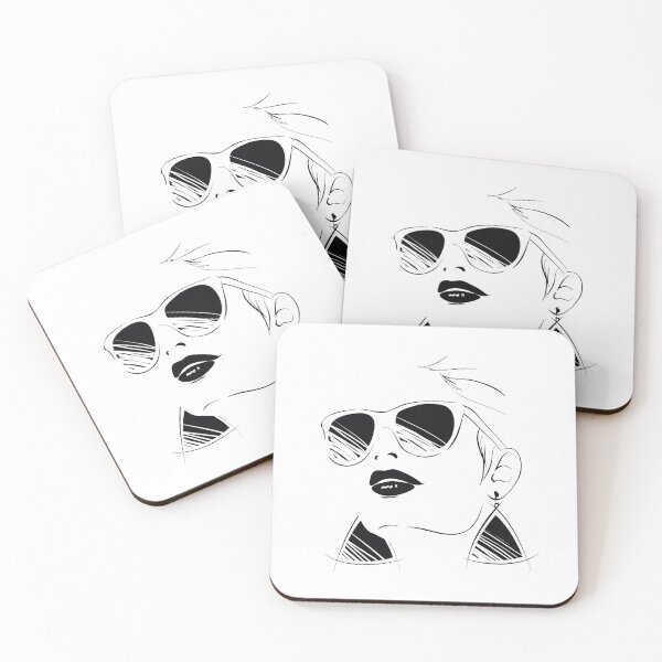 Item preview, Woman Sunglasses Earrings Attractive Sensual Face designed and sold by BakaOutfit.