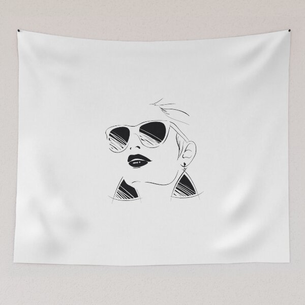 Item preview, Woman Sunglasses Earrings Attractive Sensual Face designed and sold by BakaOutfit.