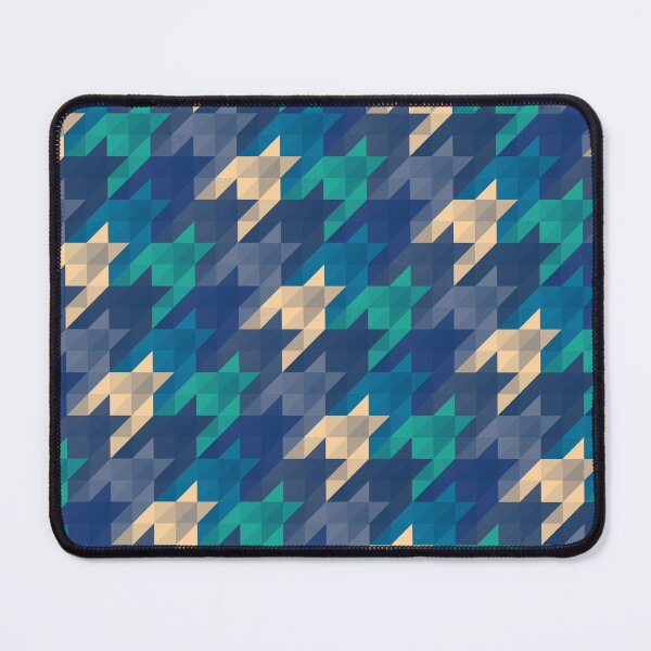 Item preview, Origami houndstooth blues designed and sold by VrijFormaat.