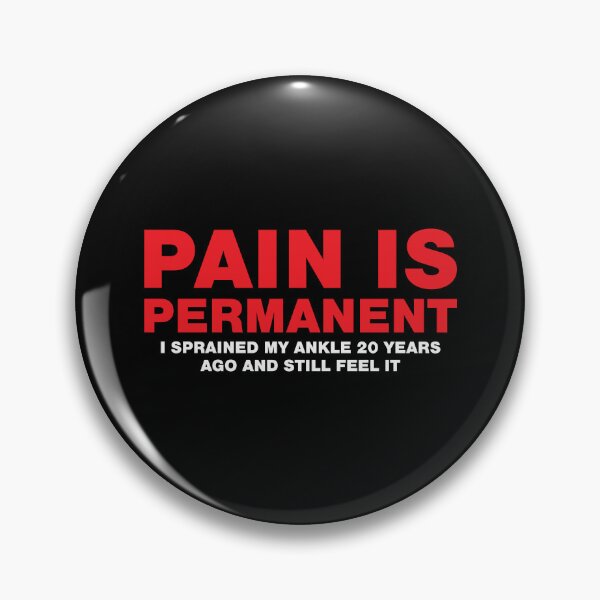 Item preview, Demotivation - Pain is Permanent designed and sold by Mclickster.