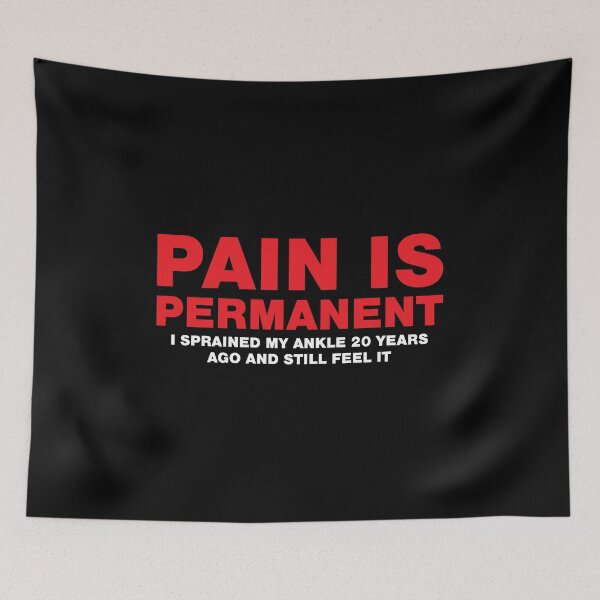 Item preview, Demotivation - Pain is Permanent designed and sold by Mclickster.