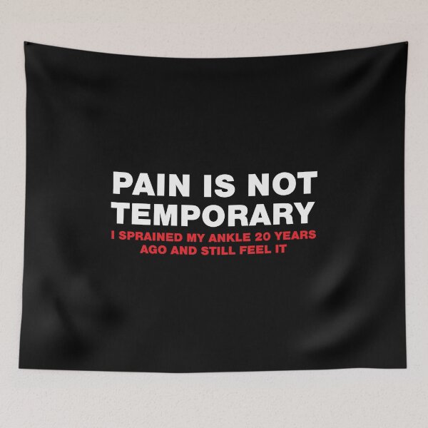 Item preview, Demotivation - Pain is Not Temporary designed and sold by Mclickster.