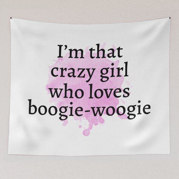 Item preview, Crazy girl boogie-woogie designed and sold by shirtpress.