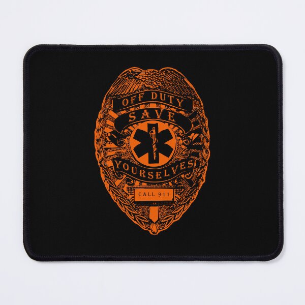 Item preview,  Off Duty Save Yourselves ORANGE Funny EMT Nurse Paramedic designed and sold by BOBSMITHHHHH.