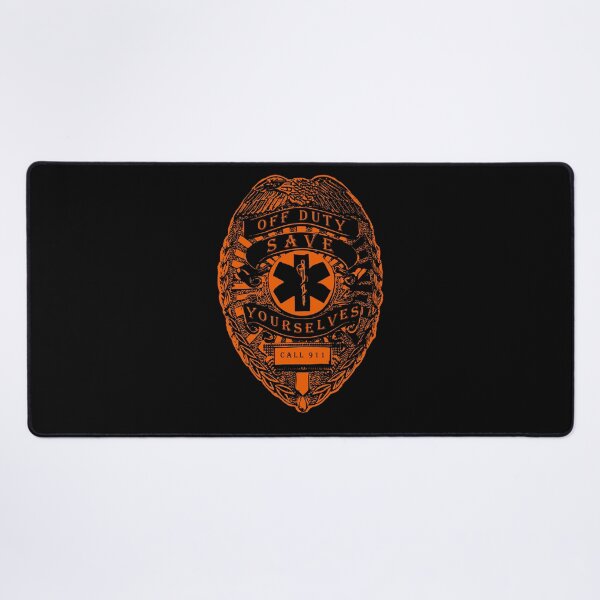 Item preview,  Off Duty Save Yourselves ORANGE Funny EMT Nurse Paramedic designed and sold by BOBSMITHHHHH.
