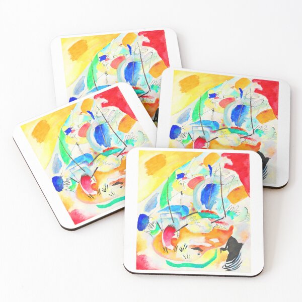 Item preview, Kandinsky, Sea Battle 1913 ,Bauhaus , Wassily Kandinsky Abstract Art designed and sold by TeeARTHY.
