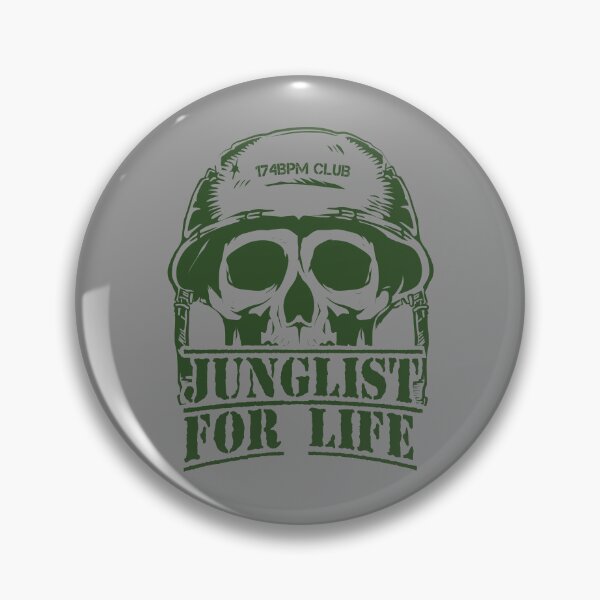Item preview, Junglist for Life ( Skull Soldier Edition ) designed and sold by WULFLAND ARTS.