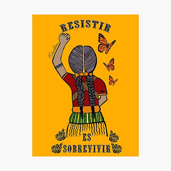 Resistir es Sobrevivir (color version) Photographic Print