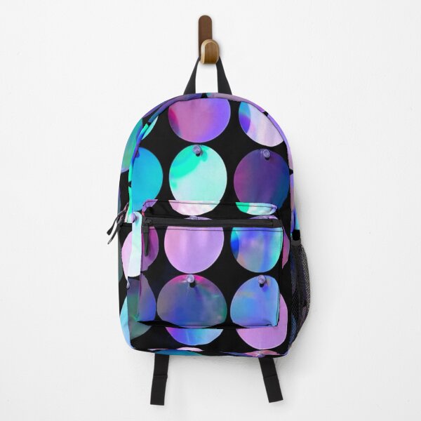 Item preview, Metallic Iridescent Purple Blue Circles designed and sold by mwagie.
