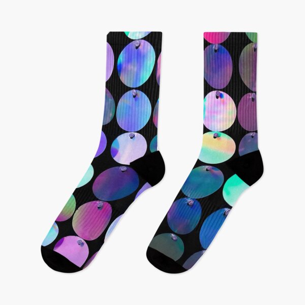 Item preview, Metallic Iridescent Purple Blue Circles designed and sold by mwagie.