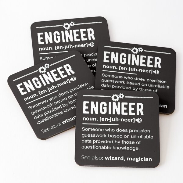 Item preview, engineer, engineering Definition FUNNY designed and sold by kjatrendytees.