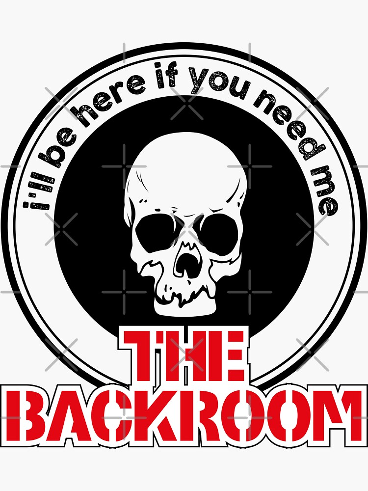 THE BACKROOMS Sticker for Sale by gallerygifts