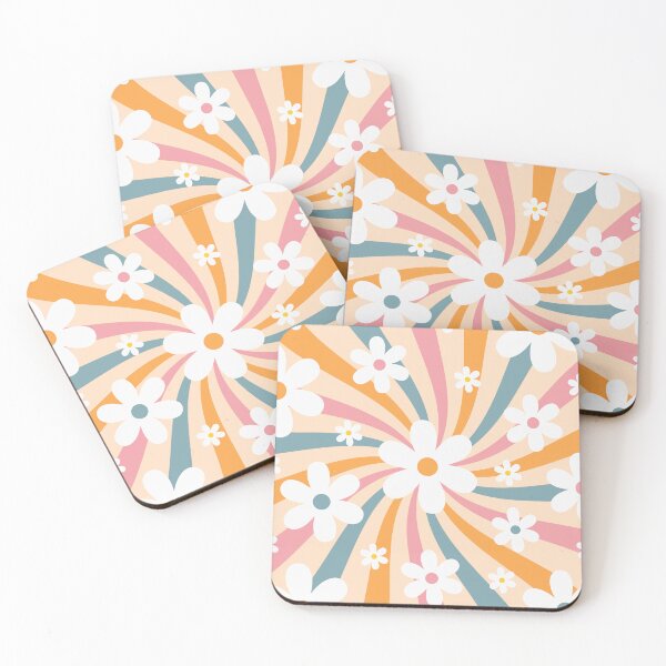Item preview, Groovy Retro Colorful Sunshine Daisy Floral 70s 80s designed and sold by lovelyvibezzzz.