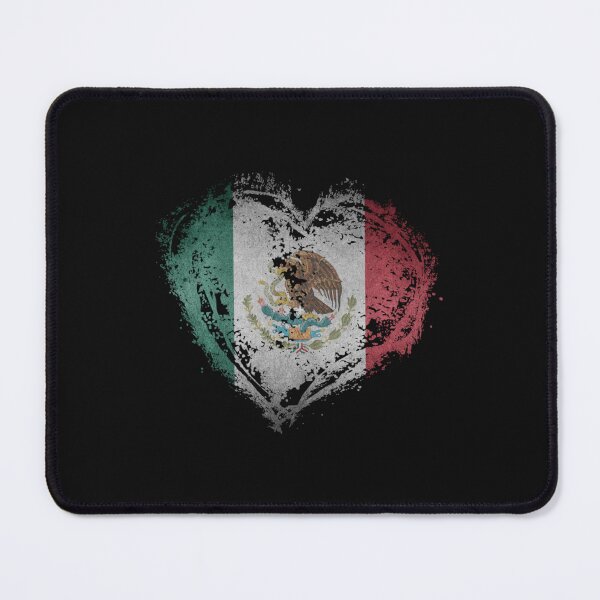 Item preview, Vintage Mexico Heart Shape Mexican Flag Stylish designed and sold by Grady Janet.