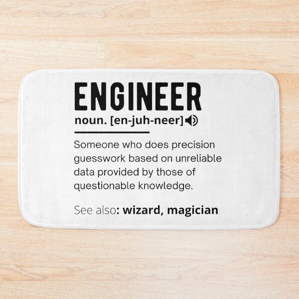 Item preview, engineer, engineering Definition FUNNY designed and sold by kjatrendytees.