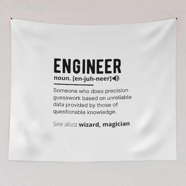 Item preview, engineer, engineering Definition FUNNY designed and sold by kjatrendytees.