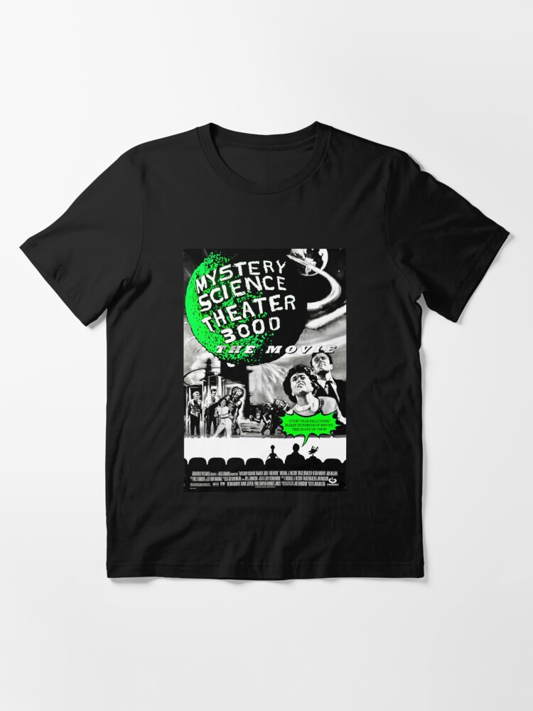 "MST3K The Movie Black And White Poster" T-shirt For Sale By Radar180 ...