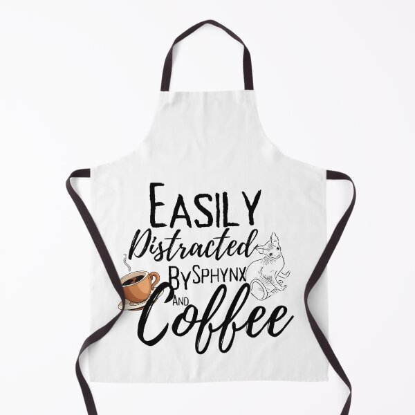 Item preview, Easily Distracted by sphynx and Coffee funy Cat Lover Gift ,Sphynx Mom,Personalized Cat Breed, Cat  coffee lover ,Gifts idea  designed and sold by ourpretty.