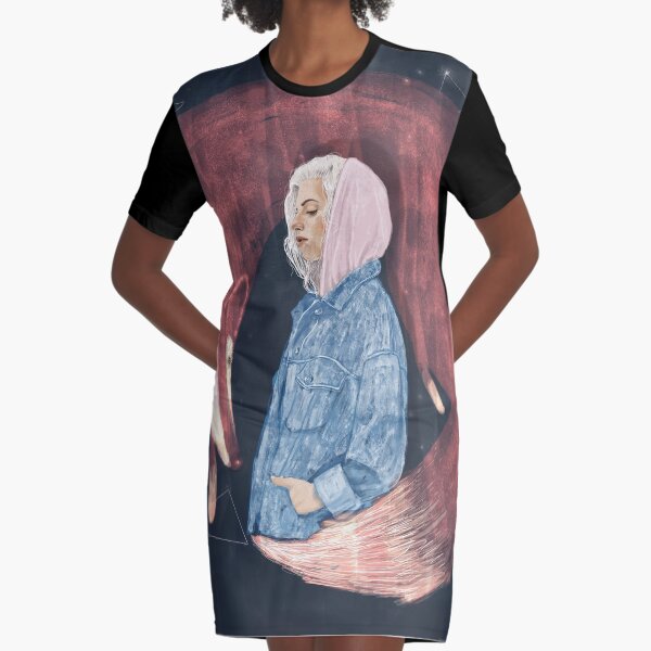 Little riding hood Graphic T-Shirt Dress