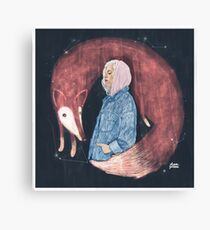 Little riding hood Canvas Print