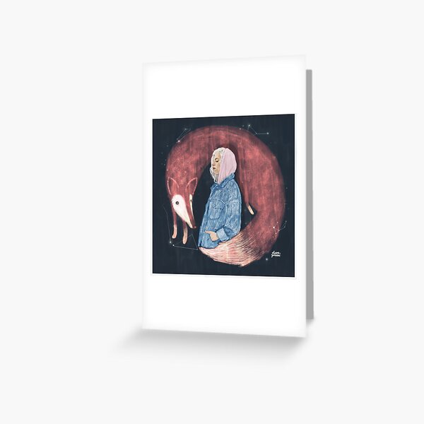 Little riding hood Greeting Card