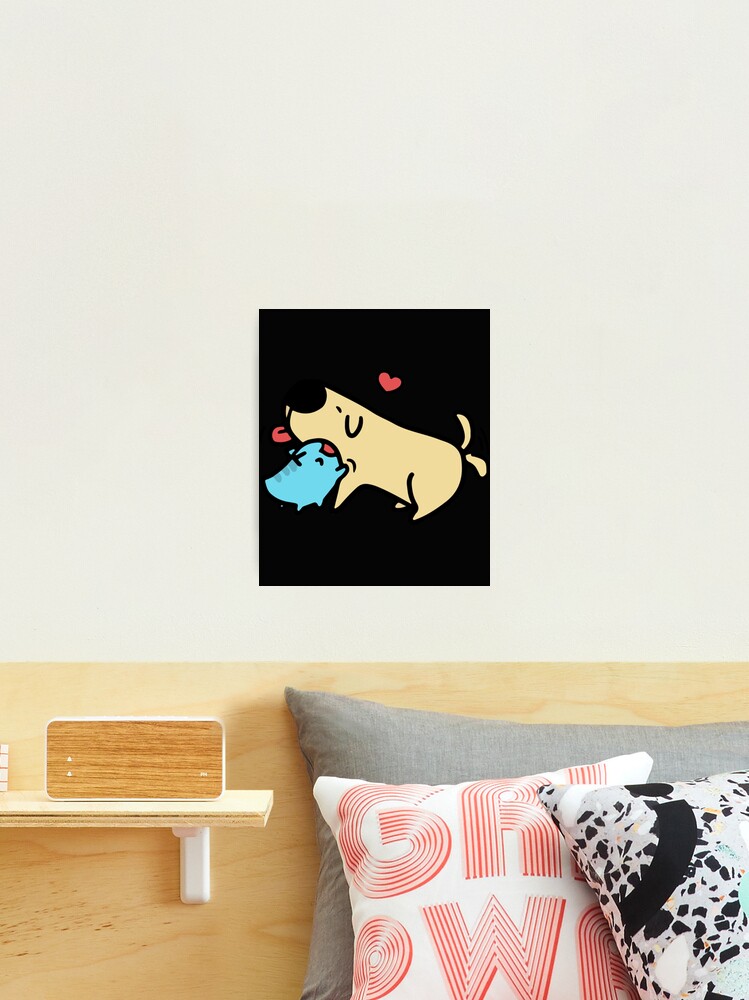 Love Bug Cat Print- 11 store x 14 in. - Cat Art