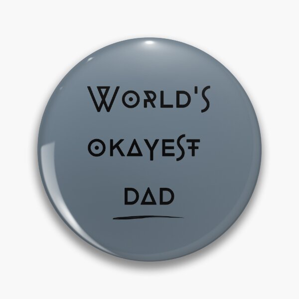 Item preview, world's okayest dad black designed and sold by blackitaa.