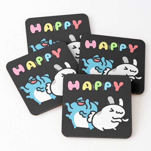 Item preview, Happy Cat bug and rabbit designed and sold by Bananastorer.