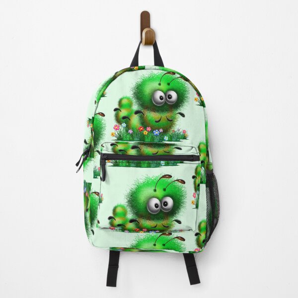 Item preview, Fluffy Caterpillar Worm Bug Funny Cartoon Character designed and sold by BluedarkArt.