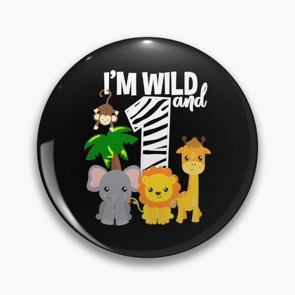 Item preview, Im Wild And 1 Zoo Theme Birthday Safari Jungle Animal designed and sold by PameGraha.