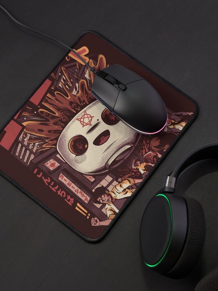 Alternate view of Black magic coffee Mouse Pad