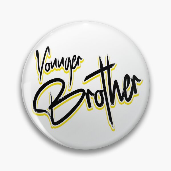 Item preview, Younger Brother (black) - Happy Mother's Day,Happy Father's Day,Moustache Shirt,Gift designed and sold by Vaccine159.