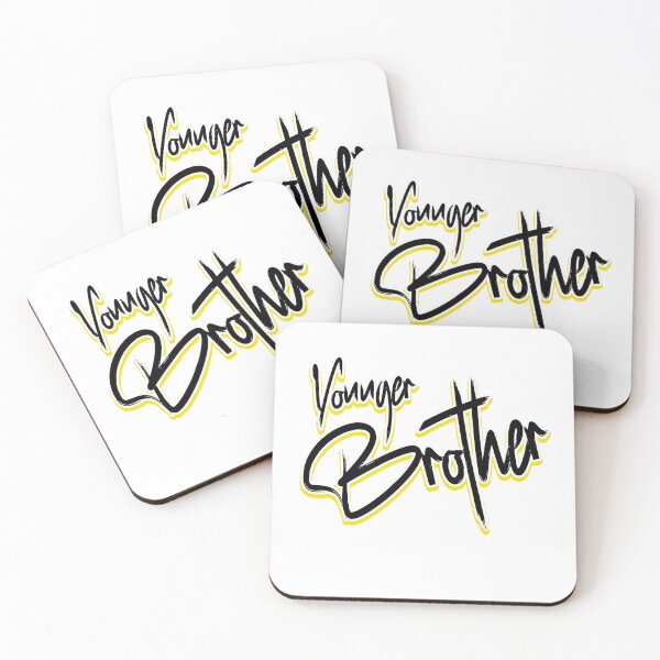 Item preview, Younger Brother (black) - Happy Mother's Day,Happy Father's Day,Moustache Shirt,Gift designed and sold by Vaccine159.