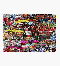 Videogame Sticker Bomb 01!!!! Photographic Print