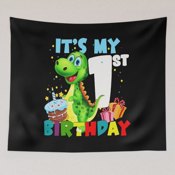 Item preview, Its My 1st Birthday 1 Year Old Boy Gifts Dinosaur designed and sold by PameGraha.