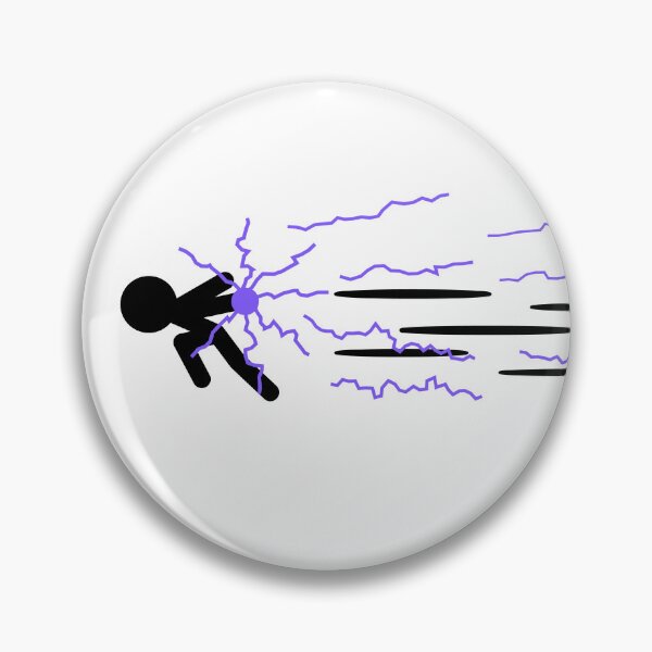 Item preview, Stickman lightning superspeed designed and sold by Twonumbernines.