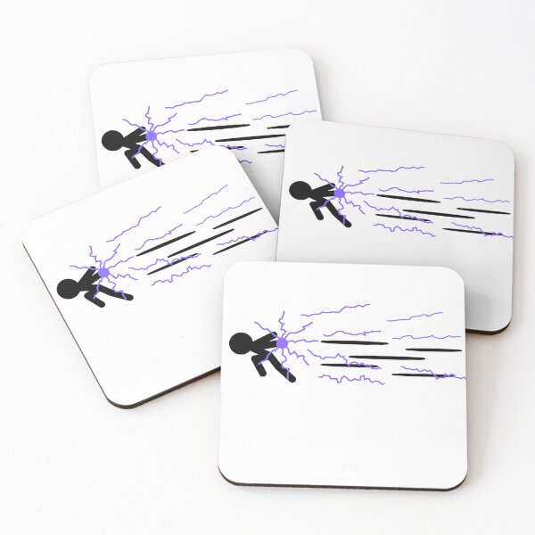 Item preview, Stickman lightning superspeed designed and sold by Twonumbernines.
