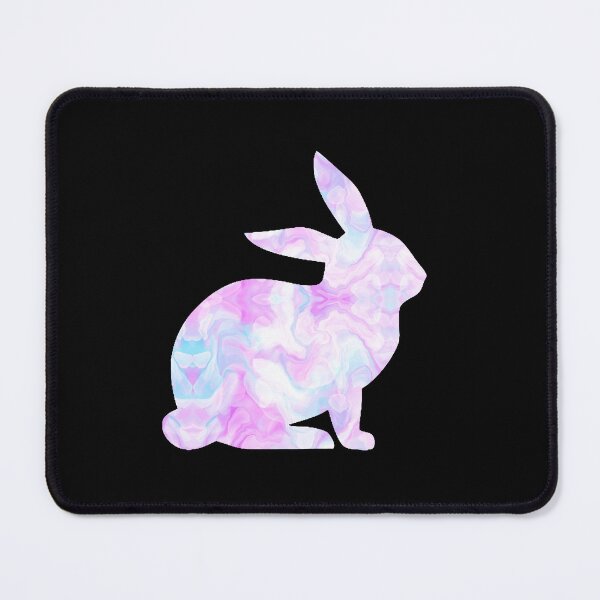 Item preview, Pink Marbled Pastel Bunny designed and sold by FaithAndForest.