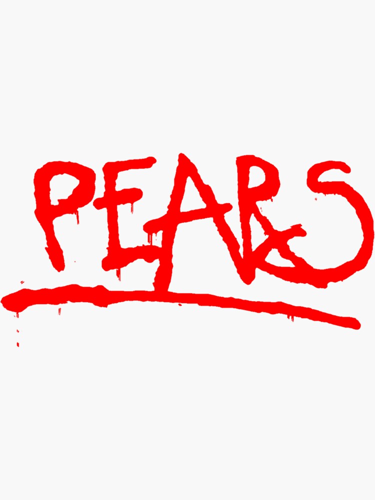 "best selling red logo pears band punk tour" Sticker for Sale by