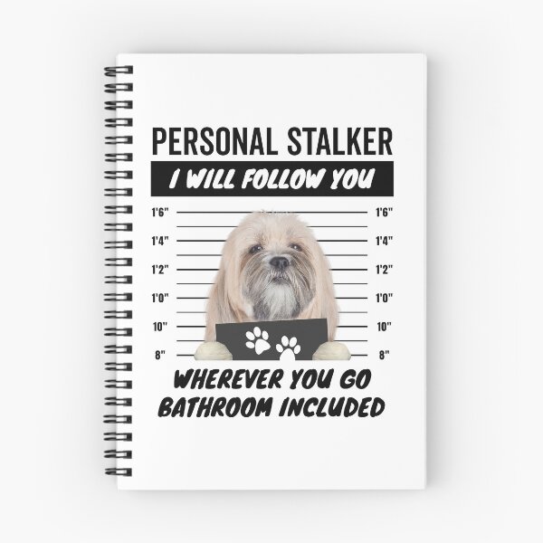 Item preview, Personal Stalker Dog – Lhasa Apso designed and sold by More Cute Dogs.