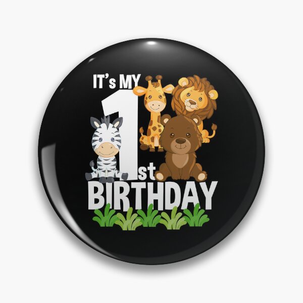 Item preview, Its My 1st Birthday Zoo Theme Birthday Safari Jungle Animal designed and sold by PameGraha.