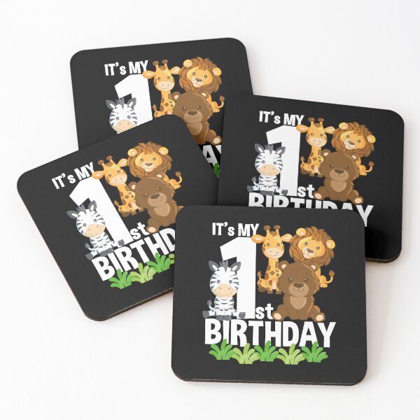 Item preview, Its My 1st Birthday Zoo Theme Birthday Safari Jungle Animal designed and sold by PameGraha.