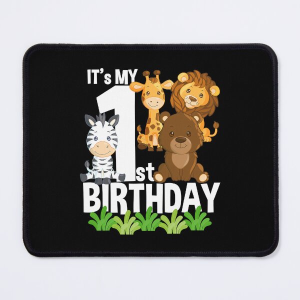 Item preview, Its My 1st Birthday Zoo Theme Birthday Safari Jungle Animal designed and sold by PameGraha.