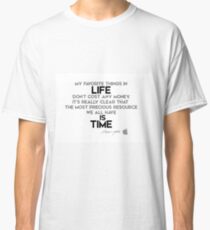 life is time - steve jobs Classic T-Shirt