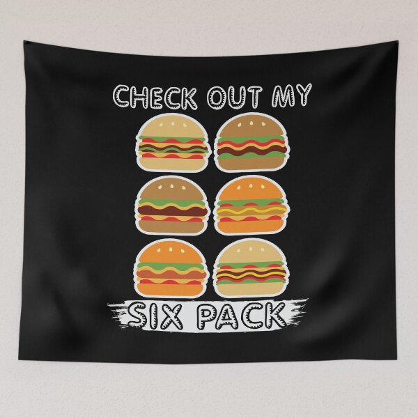Item preview, Check Out My Six Pack - Burger Yunkie designed and sold by Shirtflyer.